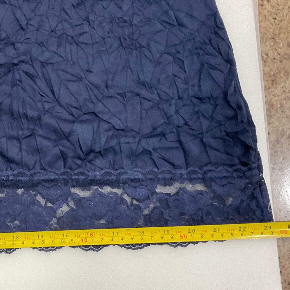 Maurice’s Women’s Dark Navy Lace Trim Crinkle Cami Size XXL - Picture 12 of 14